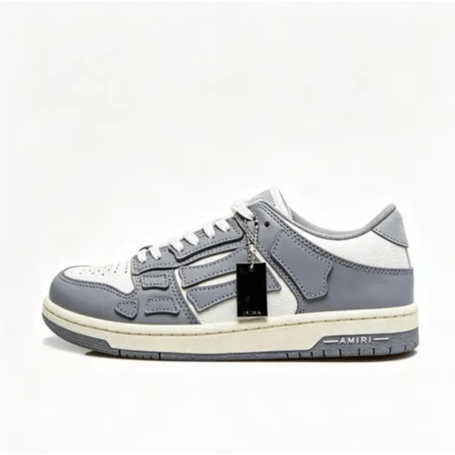 Amiri Skel Top Low Grey White