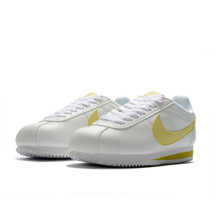 Nike Wmns Cortez White/Pale Yellow