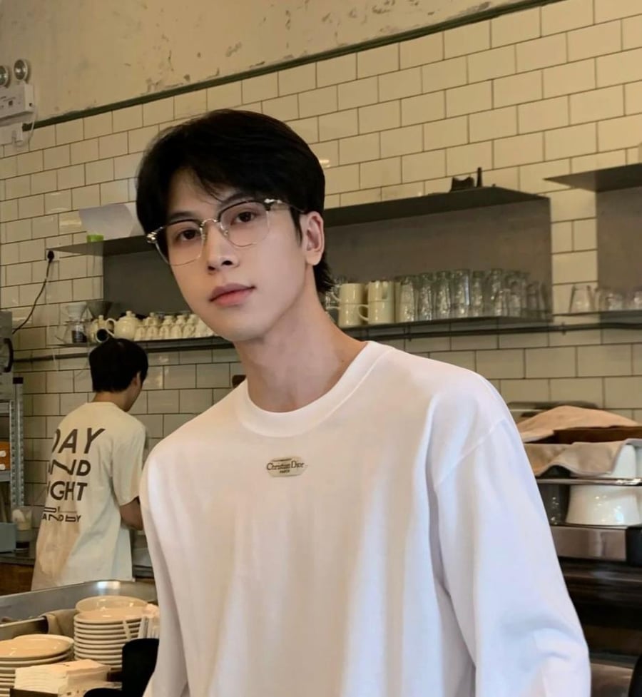 Dior Christian Dior Paris Plate Long-Sleeve T-Shirt White