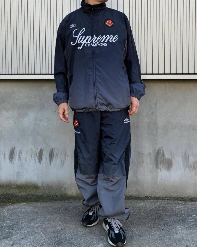 Supreme Contrast Piping Track Pant Grey FW25