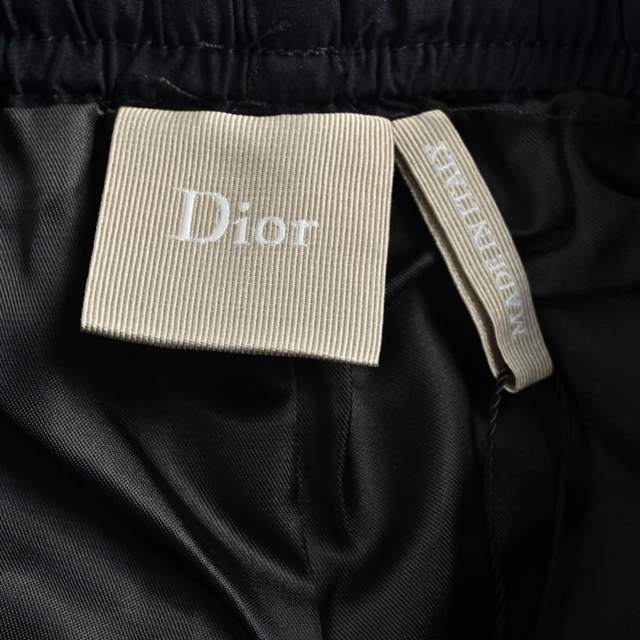 Dior Track Pants with Dior Montaigne Embroidery navy blue