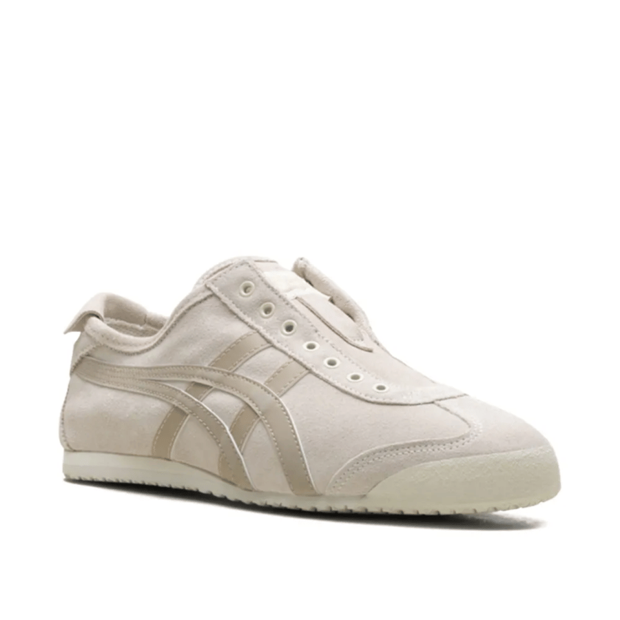 Onitsuka Tiger Mexico 66 Slip-On Light Beige Suede Sneakers