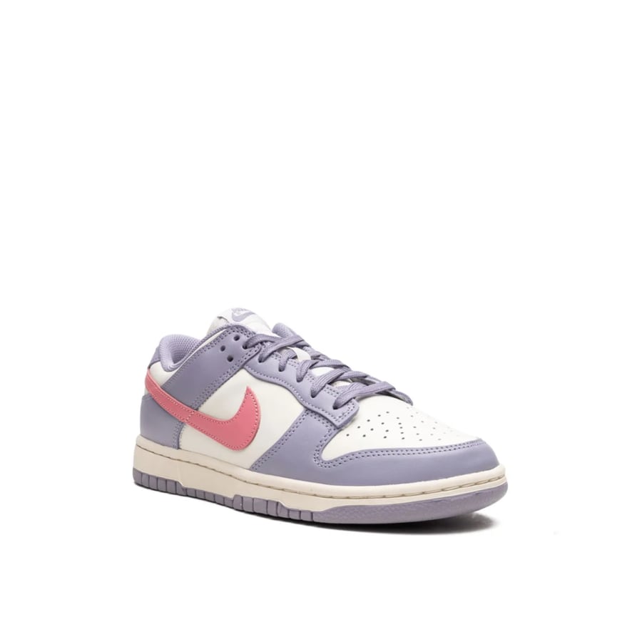 Nike Kids White Purple Leather Sneakers