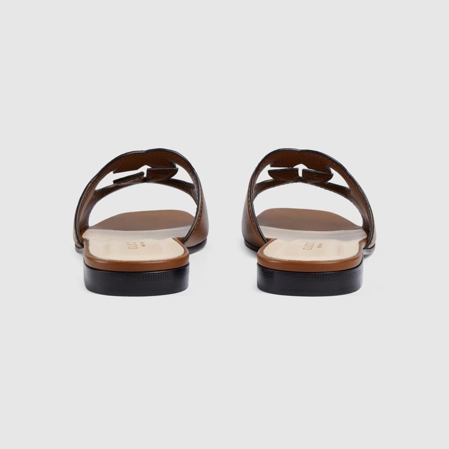 WOMEN'S SLIDE SANDAL WITH INTERLOCKING G