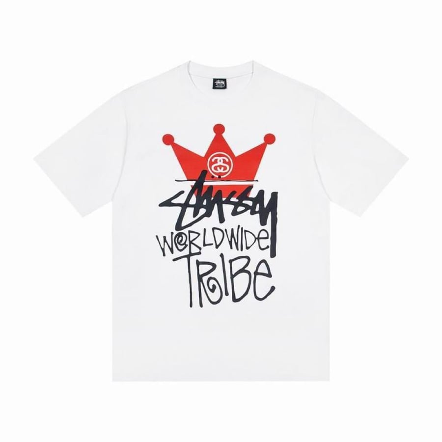 Stüssy Worldwide Tribe Crown T-Shirt