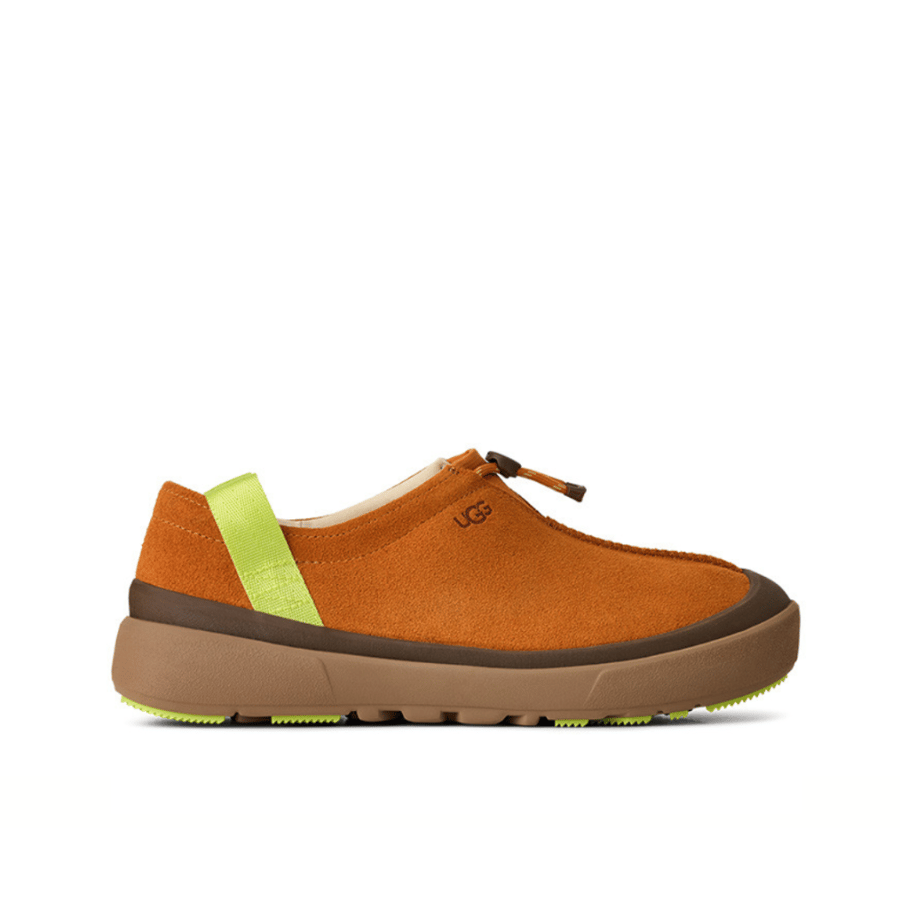 UGG Tasman Outpost Clog Brown / Lime Green