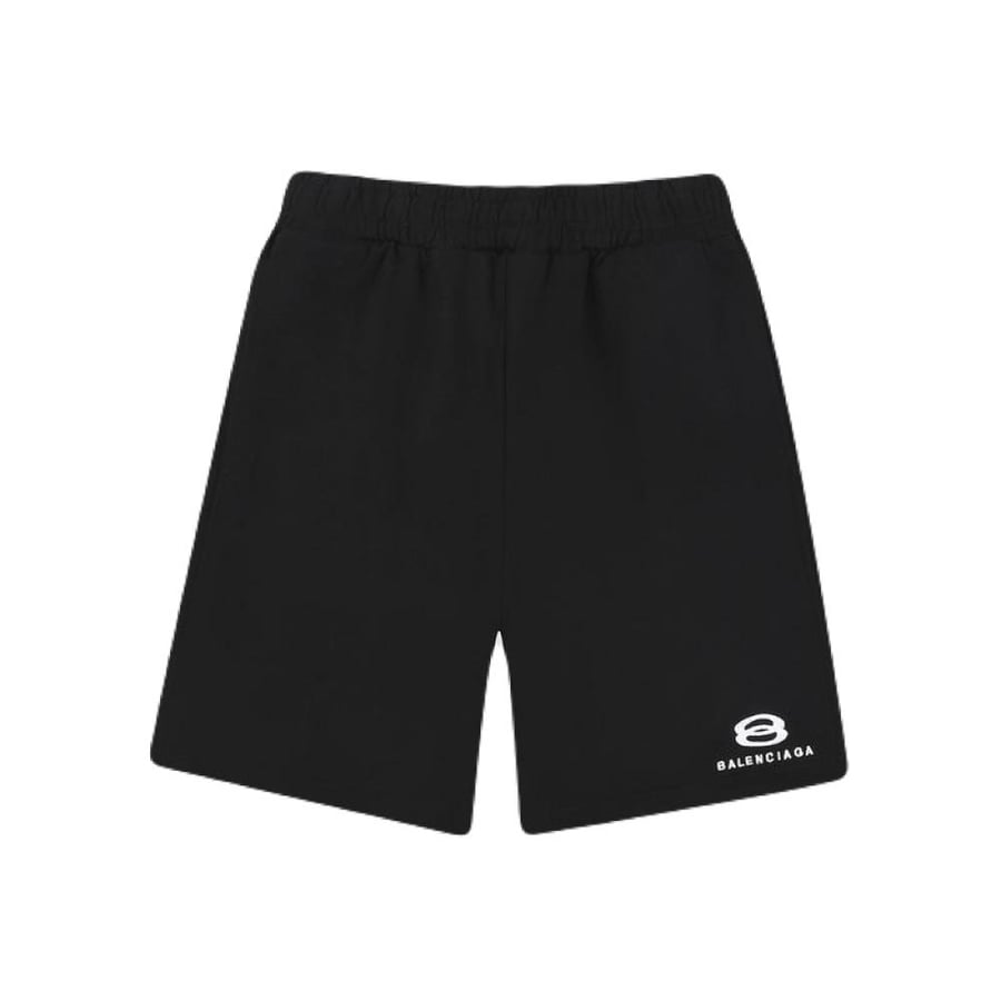 Balenciaga logo track shorts