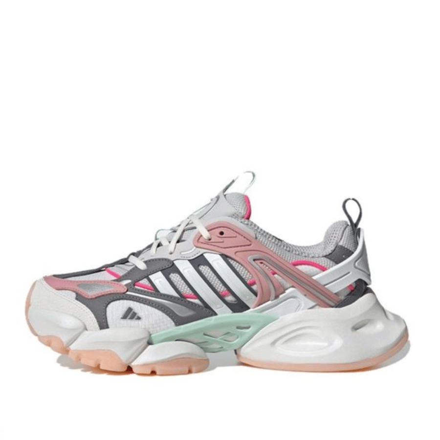 Adidas XLG Runner Deluxe White Grey Pink Sneakers (IH7797)