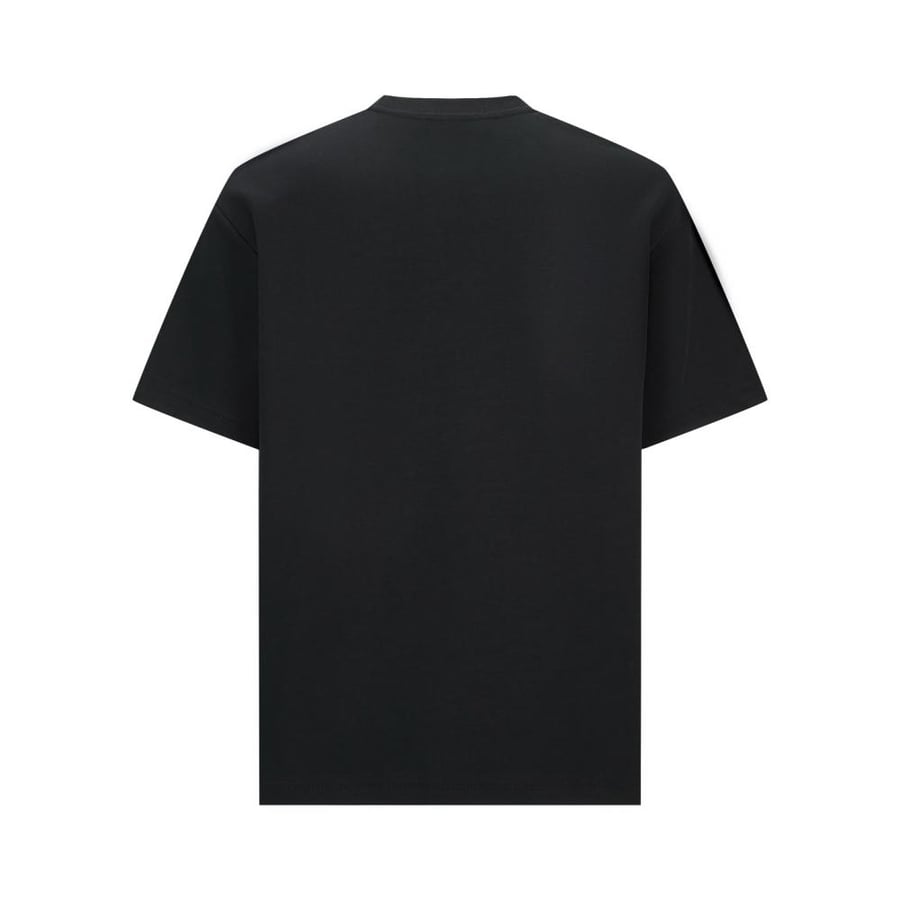 Gucci Cotton Jersey T-Shirt with Logo Print Black