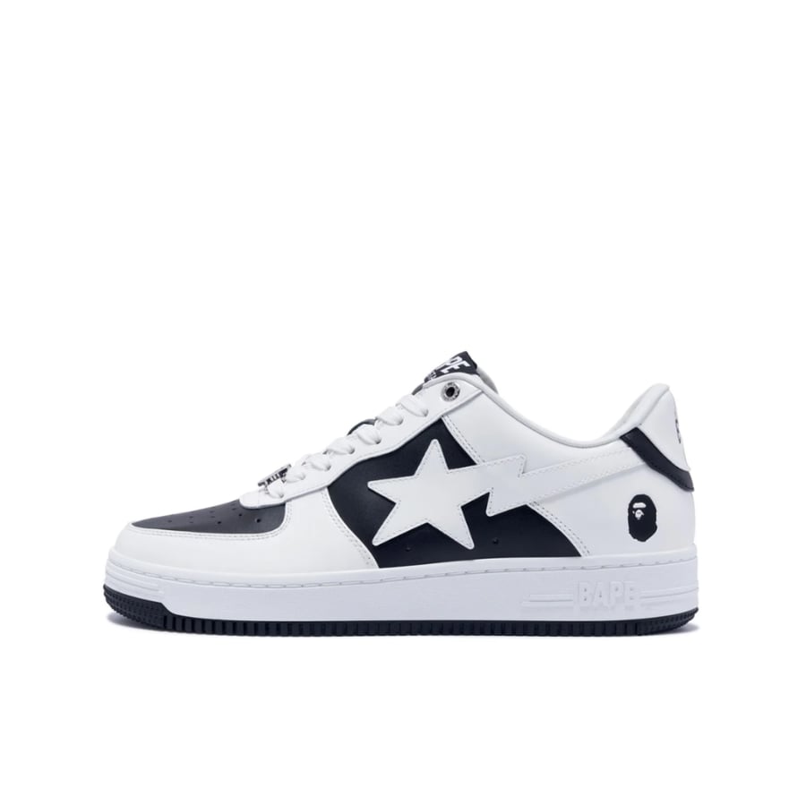 A Bathing Ape BAPE STA Low Black / White