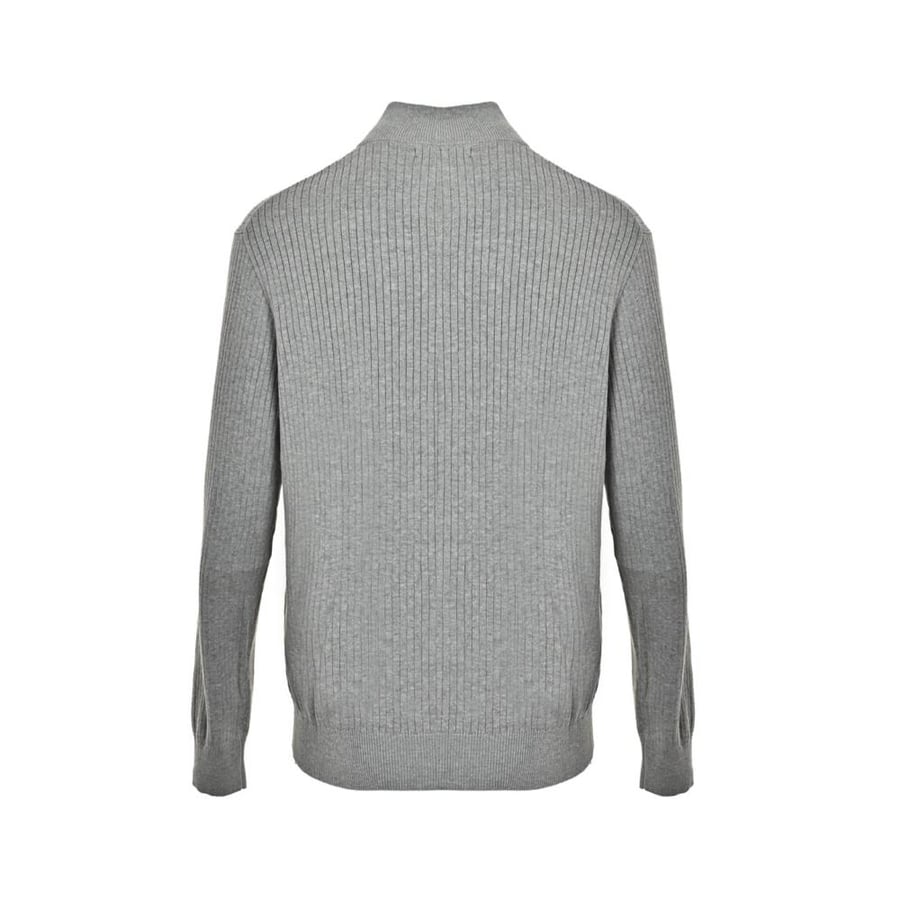 Polo Ralph Lauren Cable-Knit Cotton Full-Zip Sweater Grey
