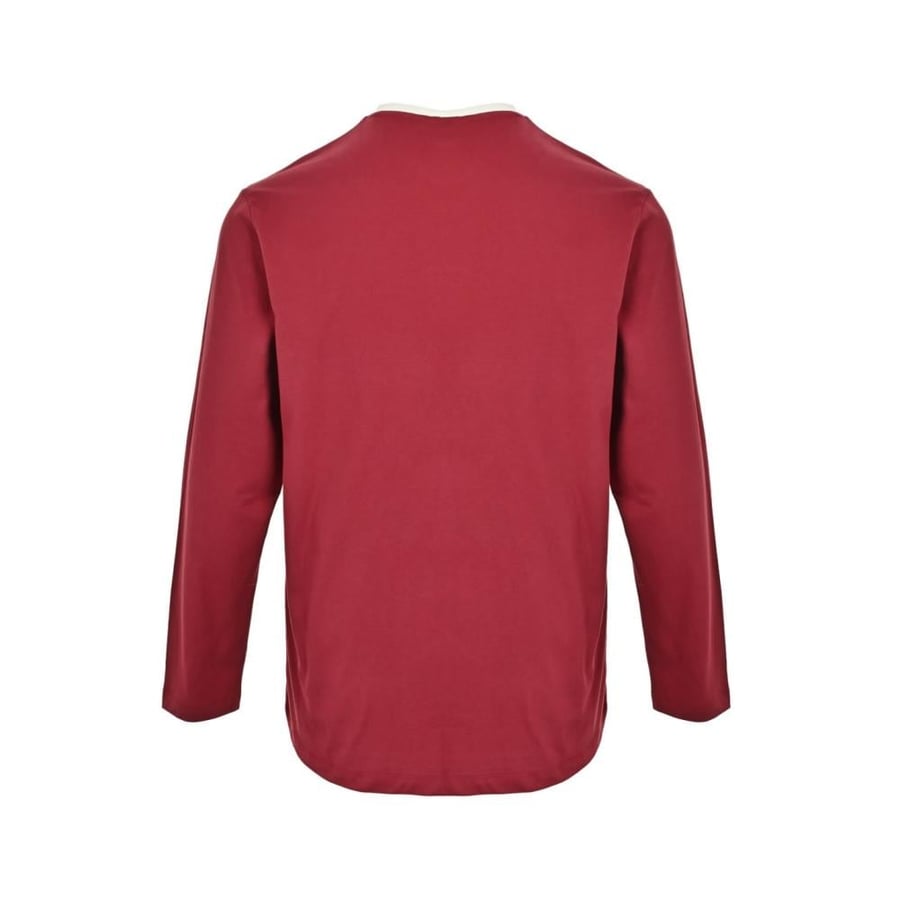 Miu Miu Long-Sleeved Cotton Jersey T-Shirt Red