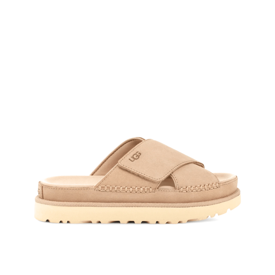UGG Goldenstar Cross Slide Driftwood