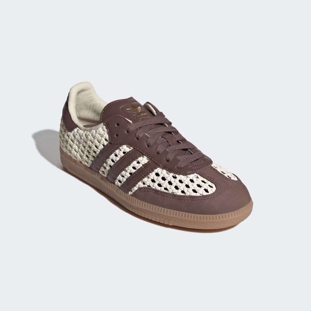 adidas Samba OG W Basketweave Cream White / Earth Strata