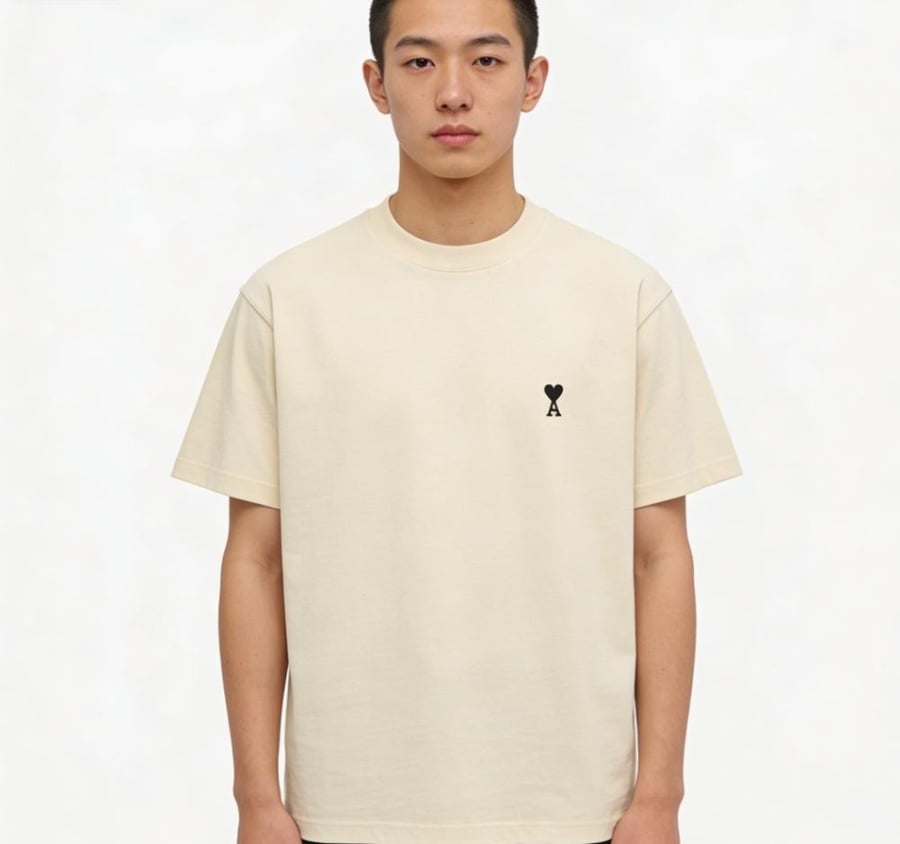 ‏AMI Paris Heart Logo T-Shirt