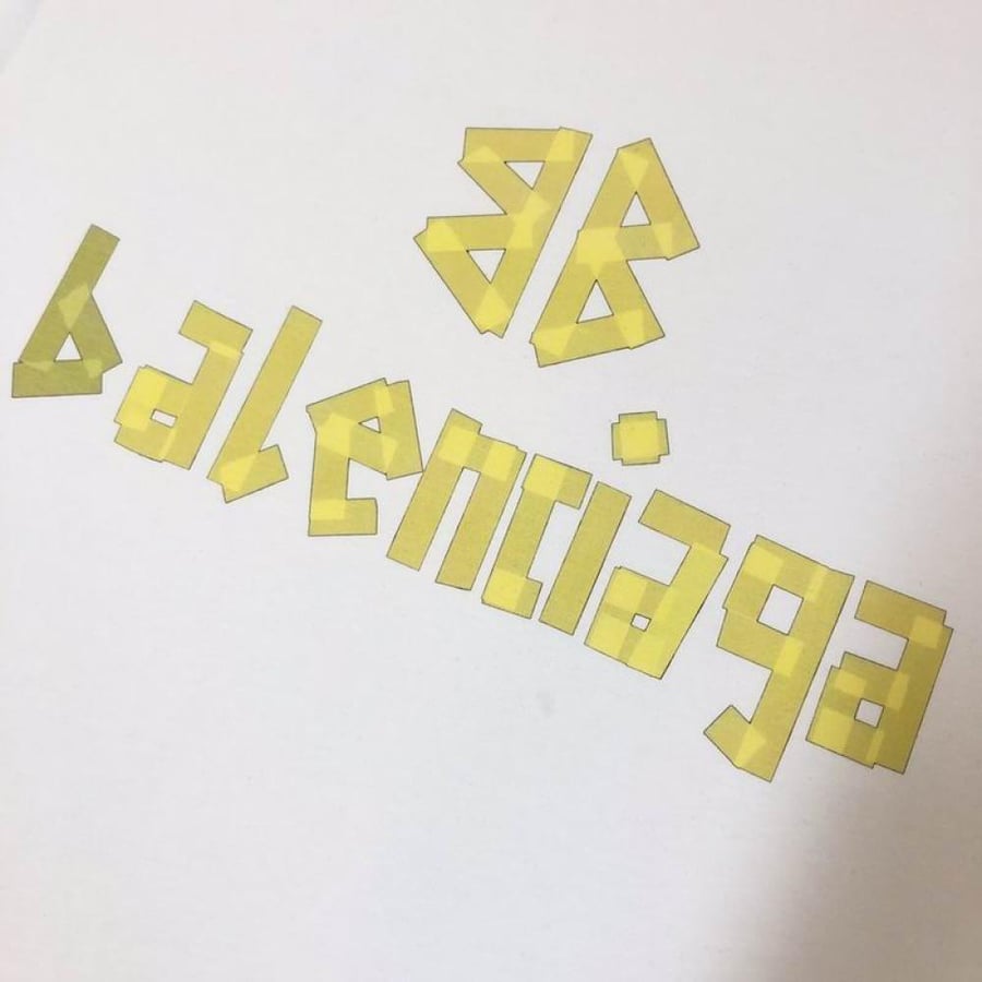 BALENCIAGA Printed cotton-jersey T-shirt