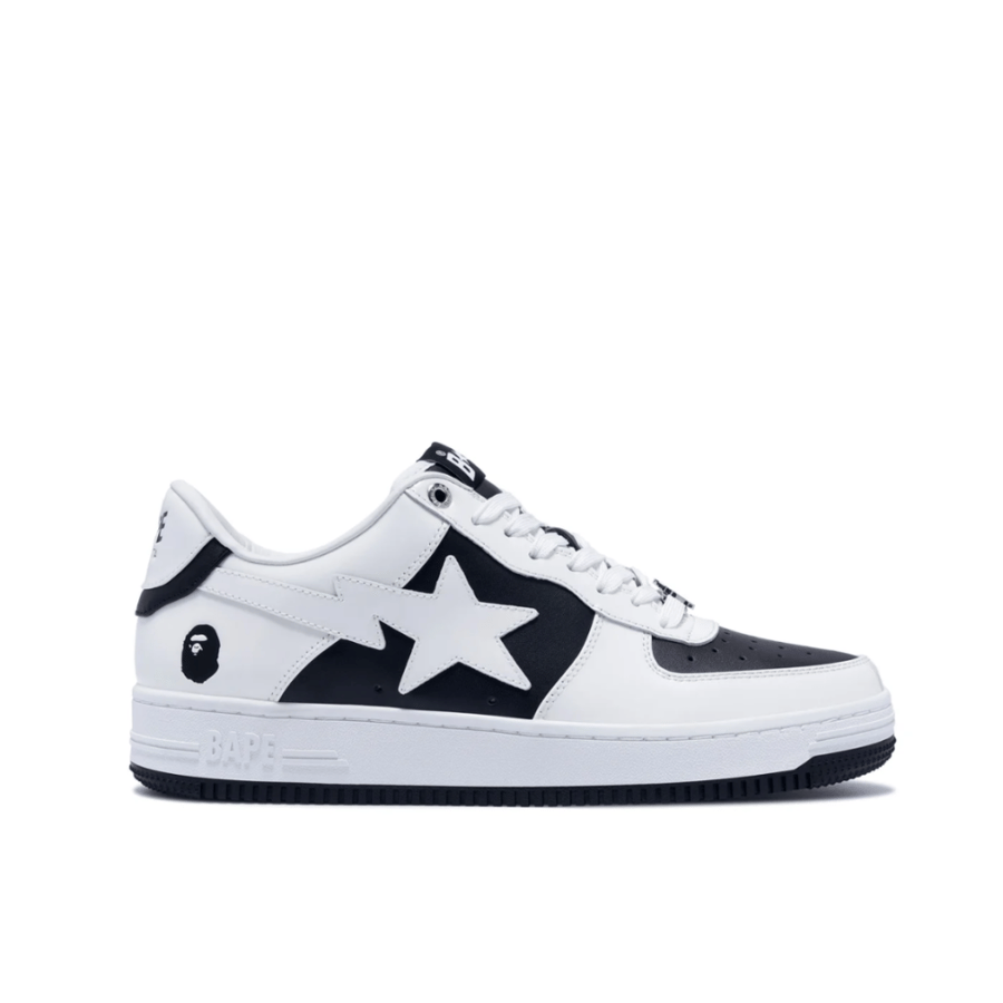 A Bathing Ape BAPE STA Low Black / White