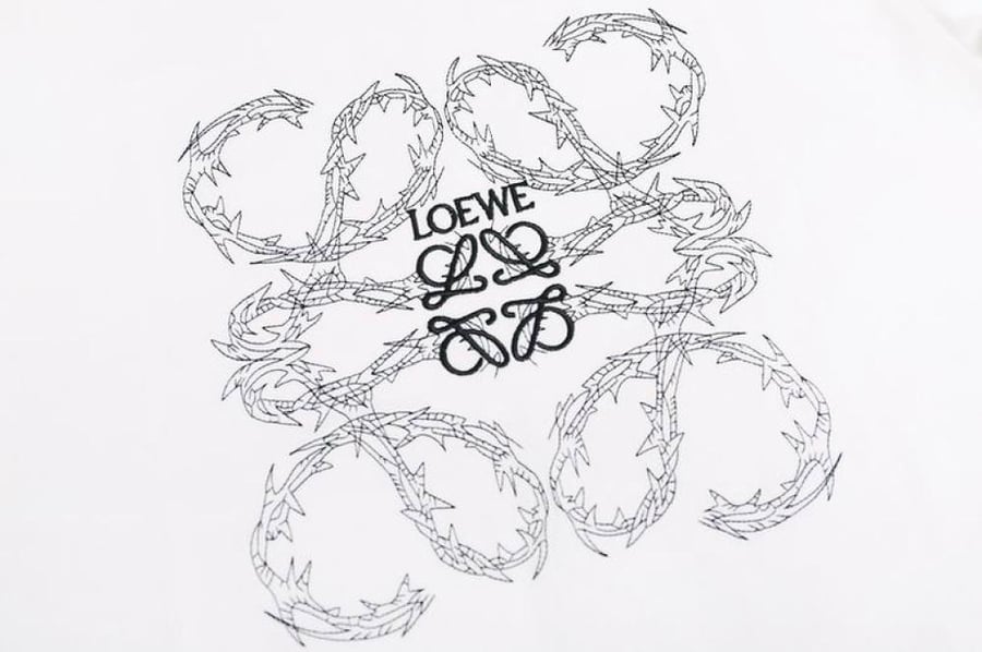 Loewe Logo Printed Crewneck T-Shirt
