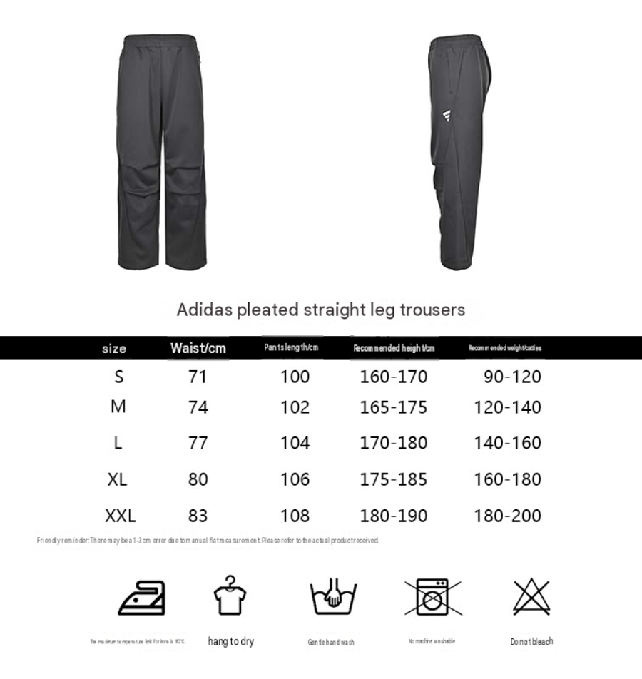 adidas Essentials Wide-Leg 3-Bar Logo Pants Dark Grey