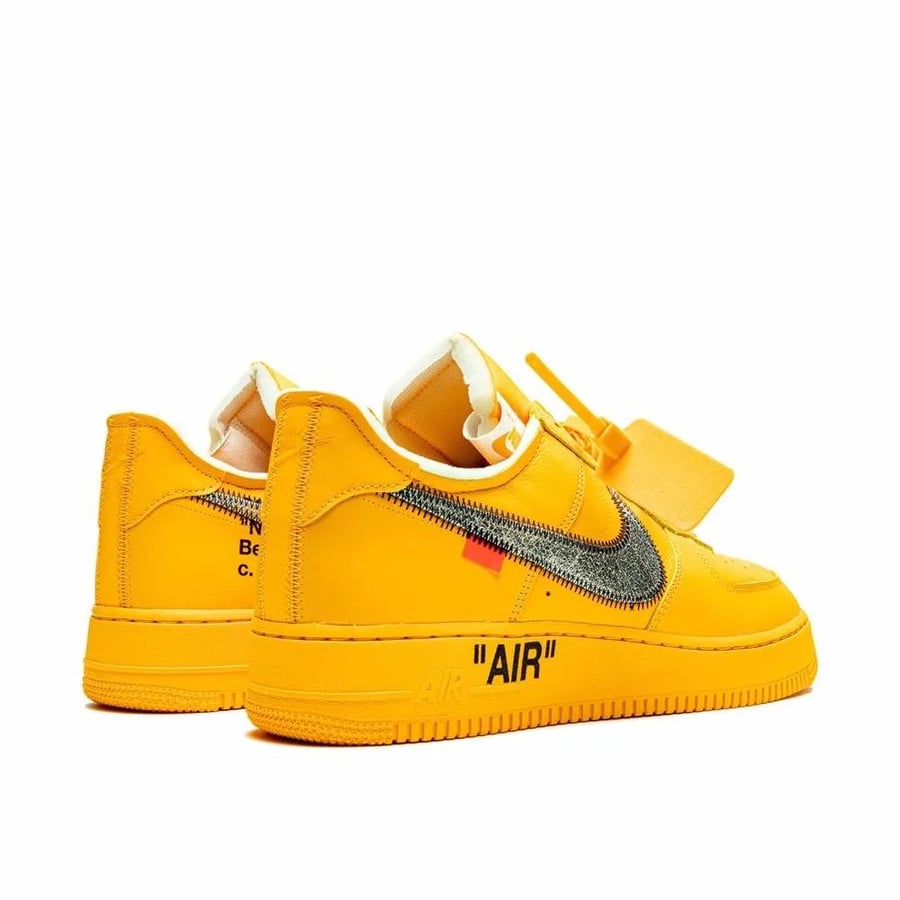 Off-White x Nike Air Force 1 Low University Gold ICA Boston