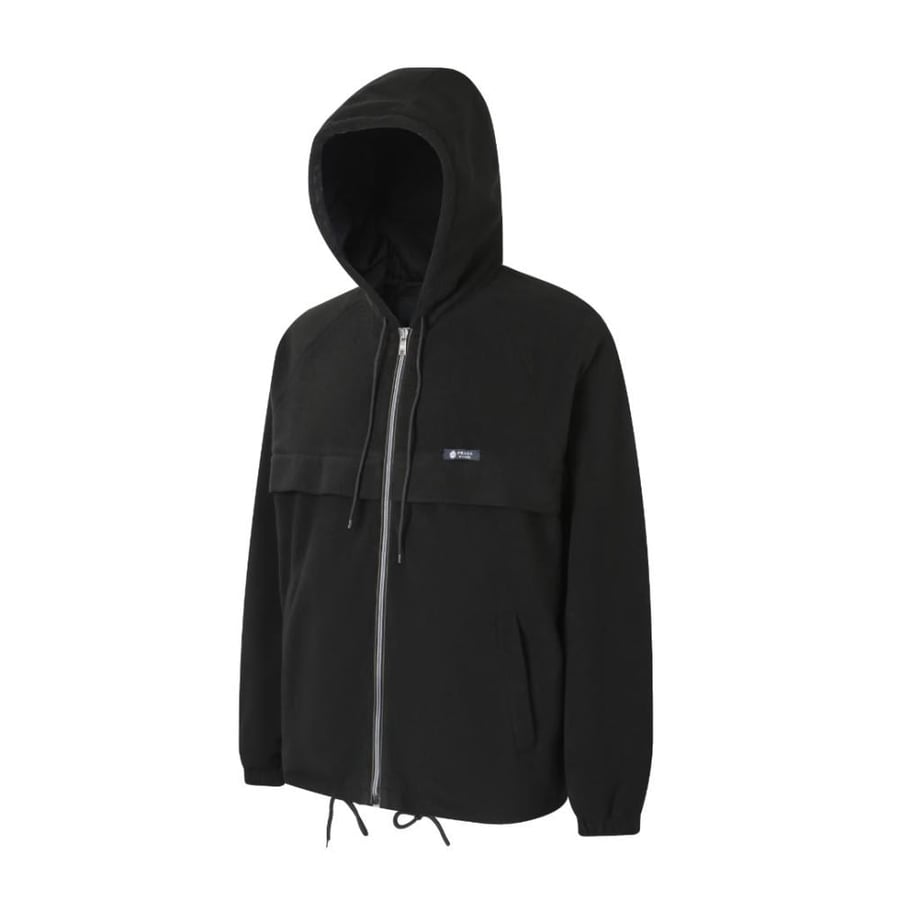 Prada Hooded Technical Fabric Blouson Jacket Black