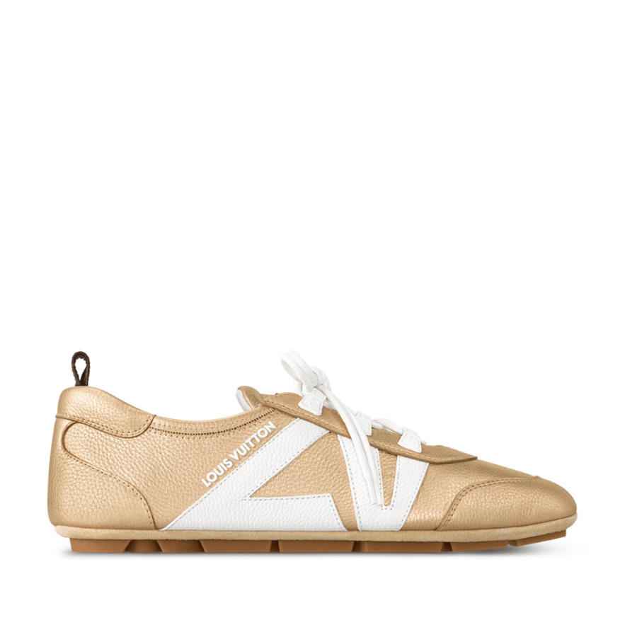 Louis Vuitton LV Sneakerina Metallic Grained Calf Leather