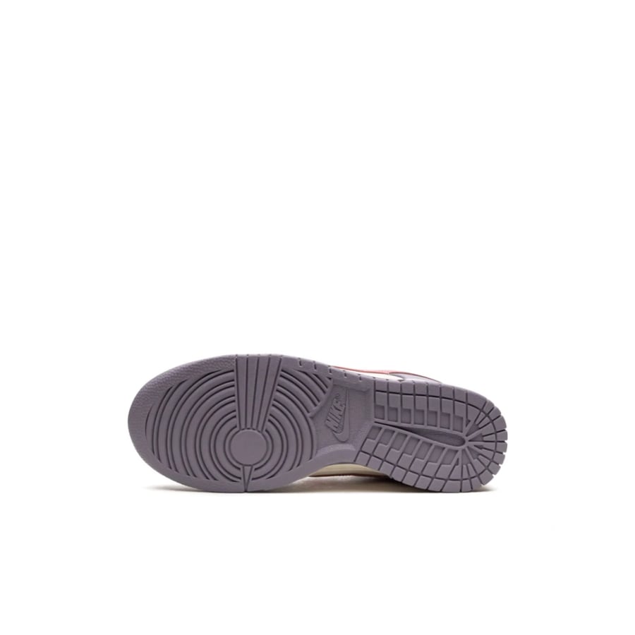 Nike Kids White Purple Leather Sneakers