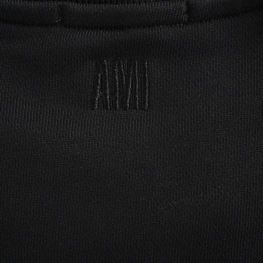 AMI Paris Ami de Cœur Cotton Sweatshirt Black