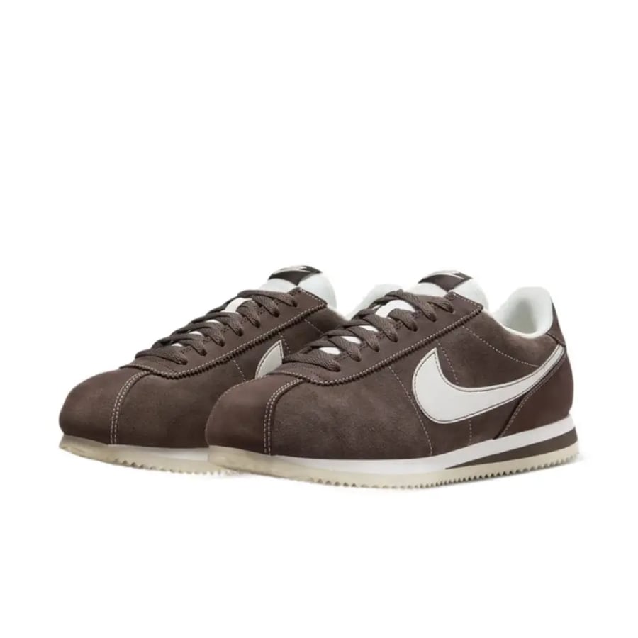 Nike Cortez TXT "Black / Sail / Safety Orange"