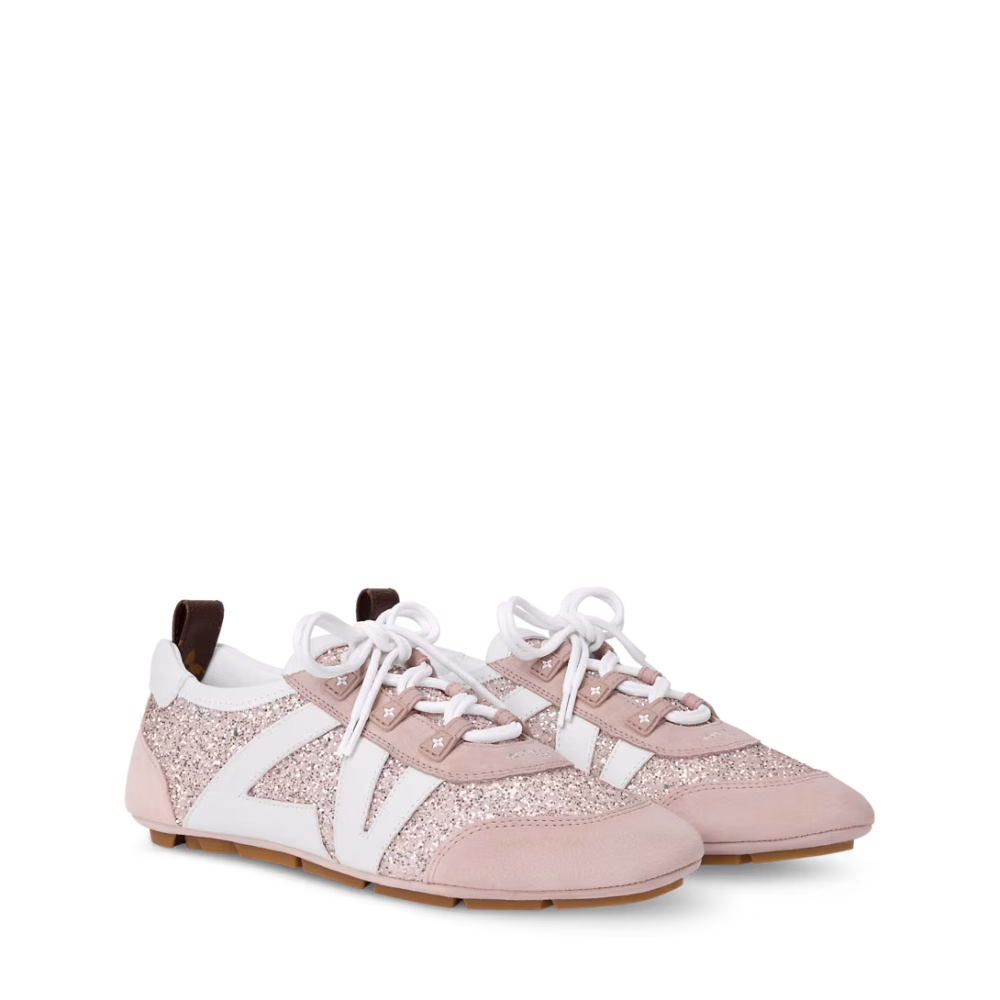 Louis Vuitton LV Sneakerina Sequin Rose Clair
