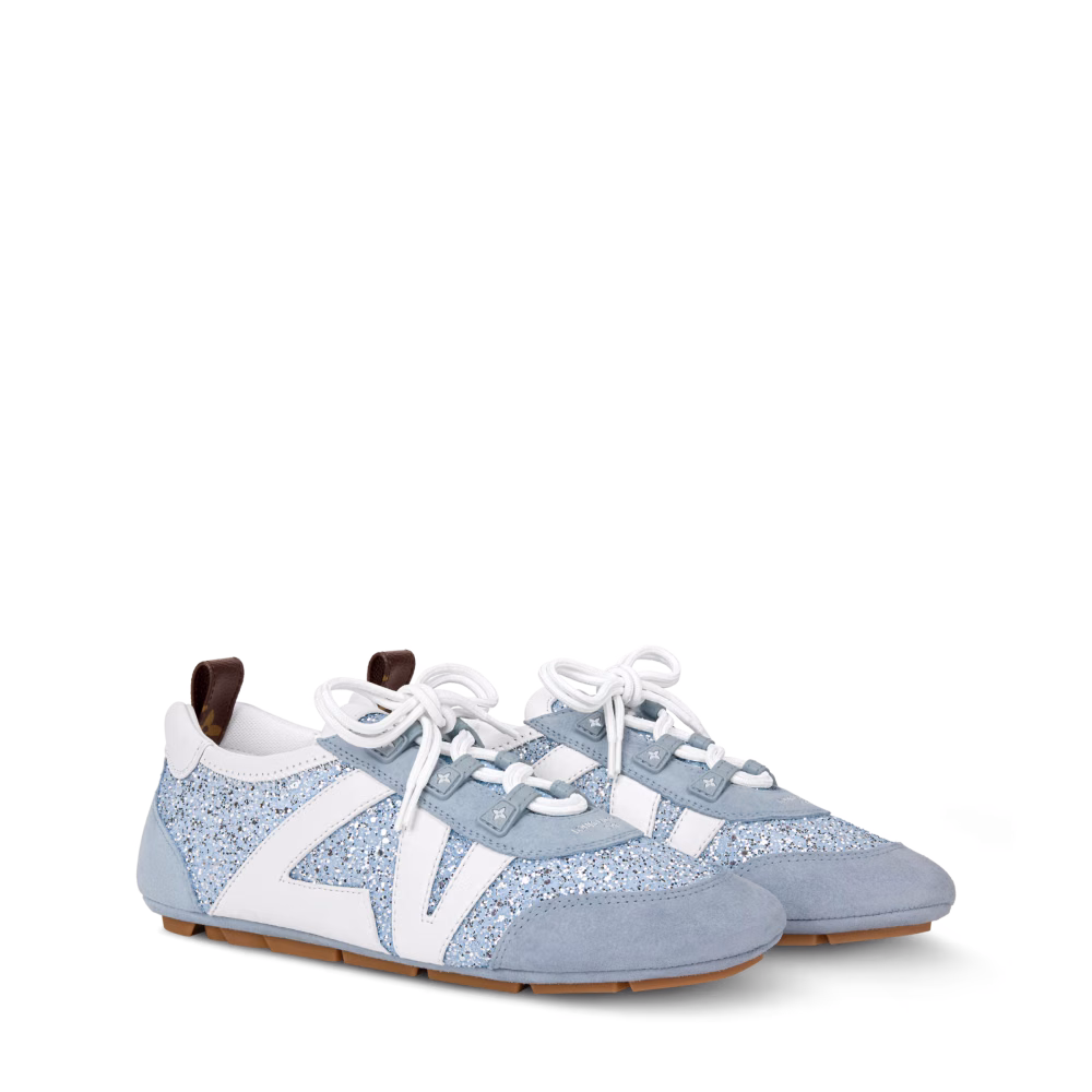 Louis Vuitton LV Sneakerina Sequin Metallic Gold