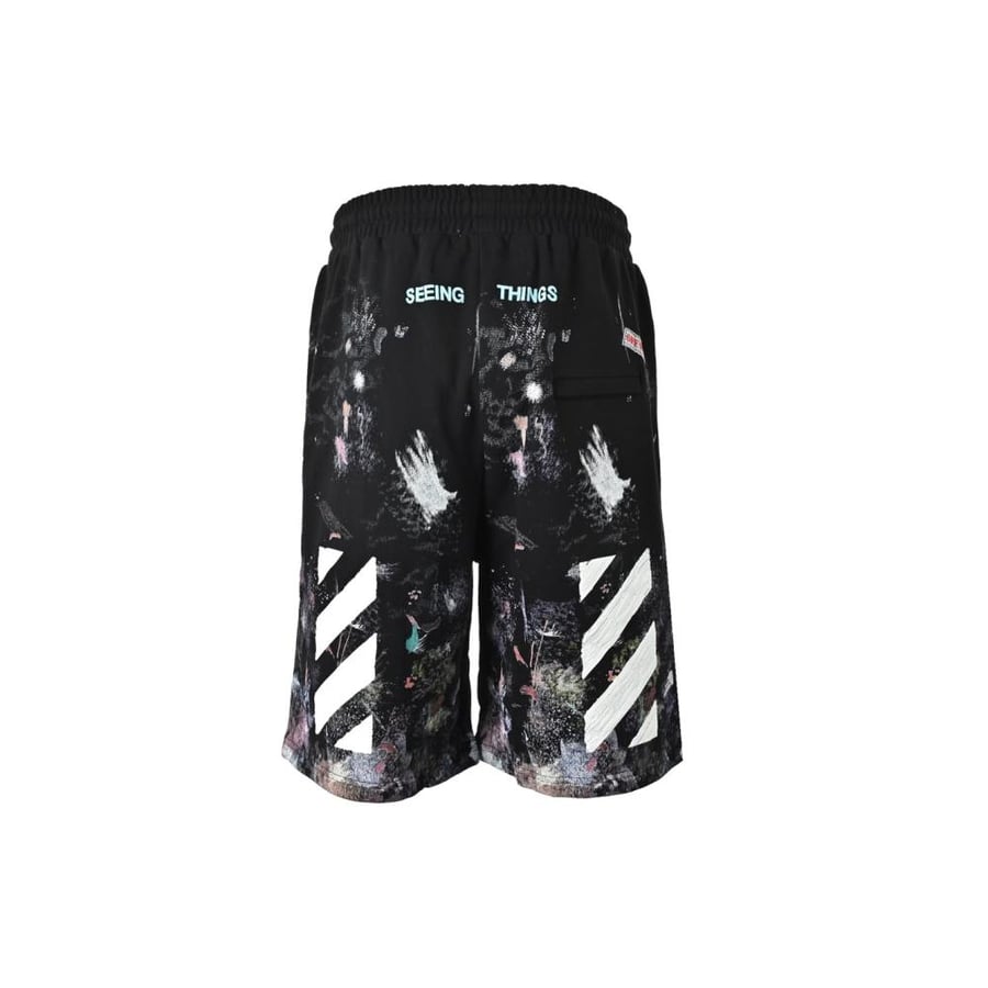 Off-White Galaxy Cotton Shorts