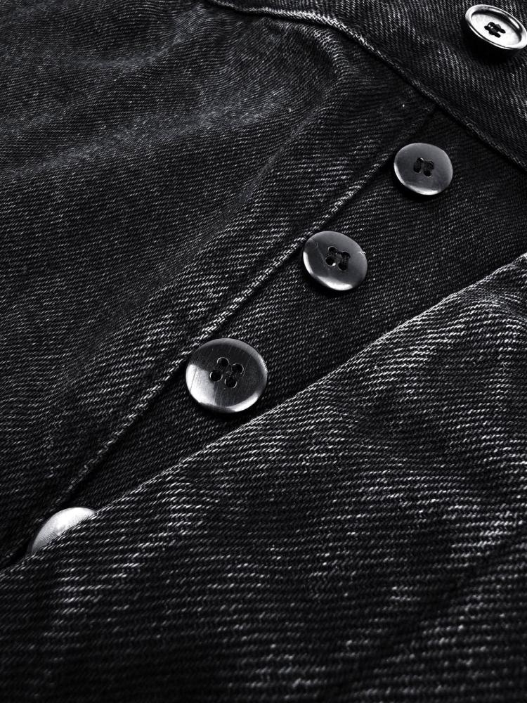 Prada Straight-Leg Denim Jeans Black