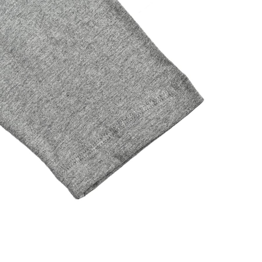 Miu Miu Long-Sleeved Cotton Jersey T-Shirt Grey