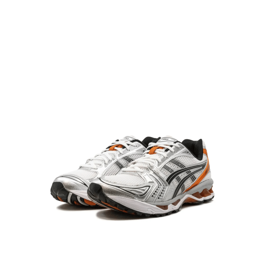 ASICS Gel-Kayano 14 Kids Sneakers White / Piquant Orange
