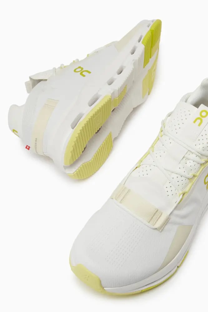 On Cloudnova 2 White / Limelight
