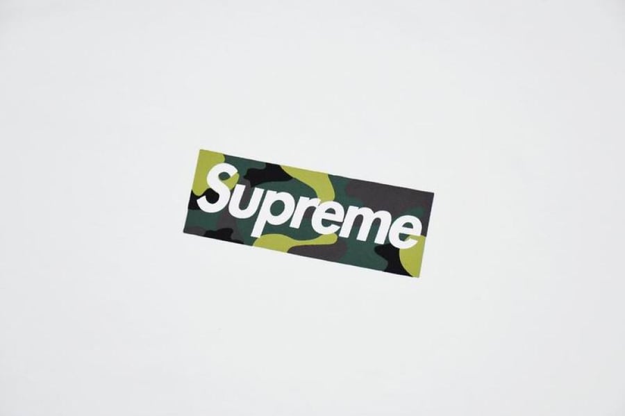 Supreme logo cotton T-shirt