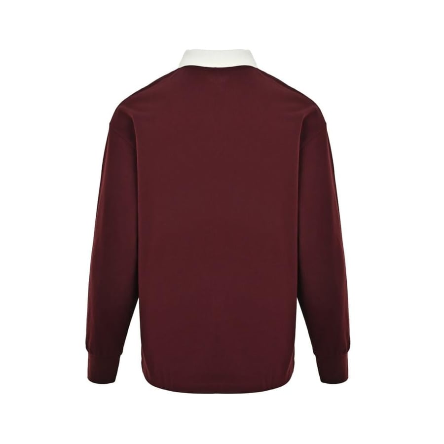 Miu Miu Cotton Piqué Polo Shirt Burgundy