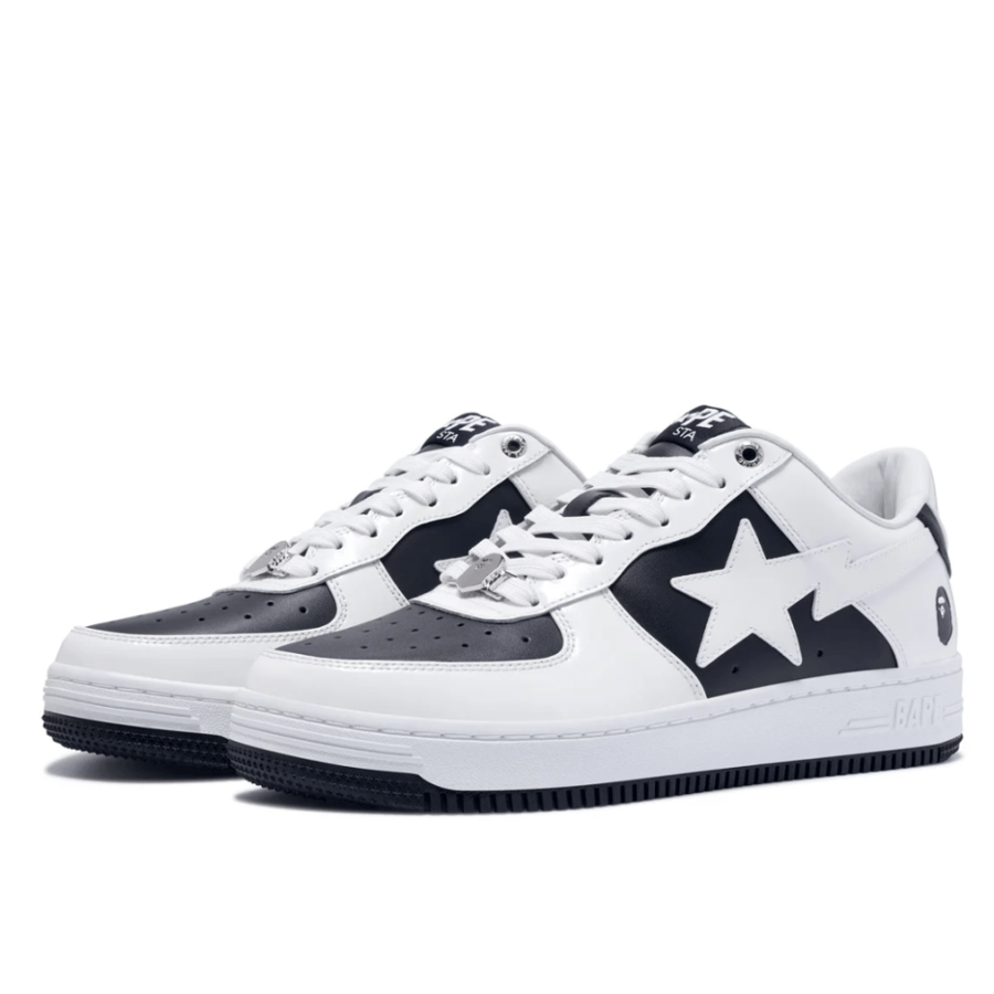 A Bathing Ape BAPE STA Low Black / White