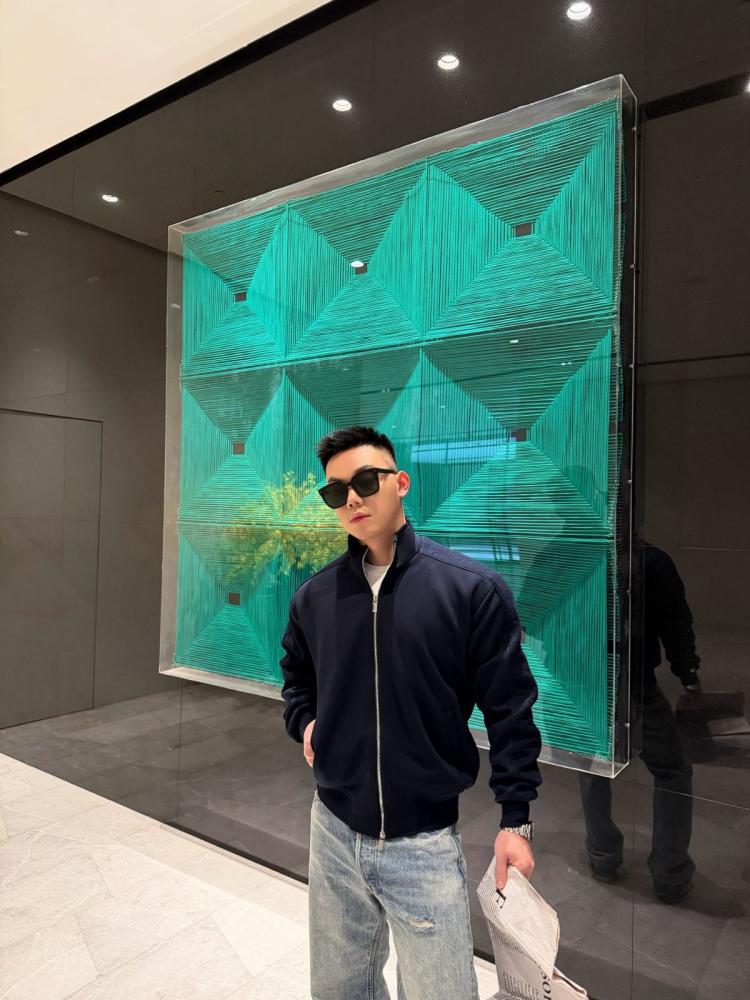 Dior Icons Blouson Jacket Navy Blue