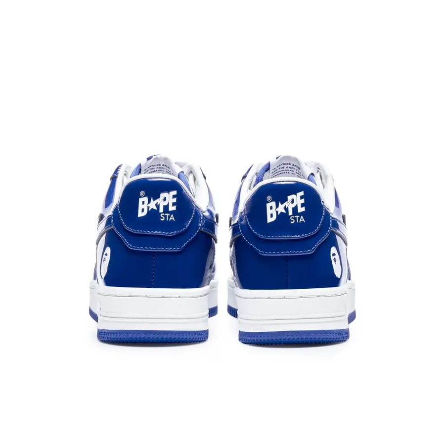 A Bathing Ape BAPE STA Low Black Snake Skin