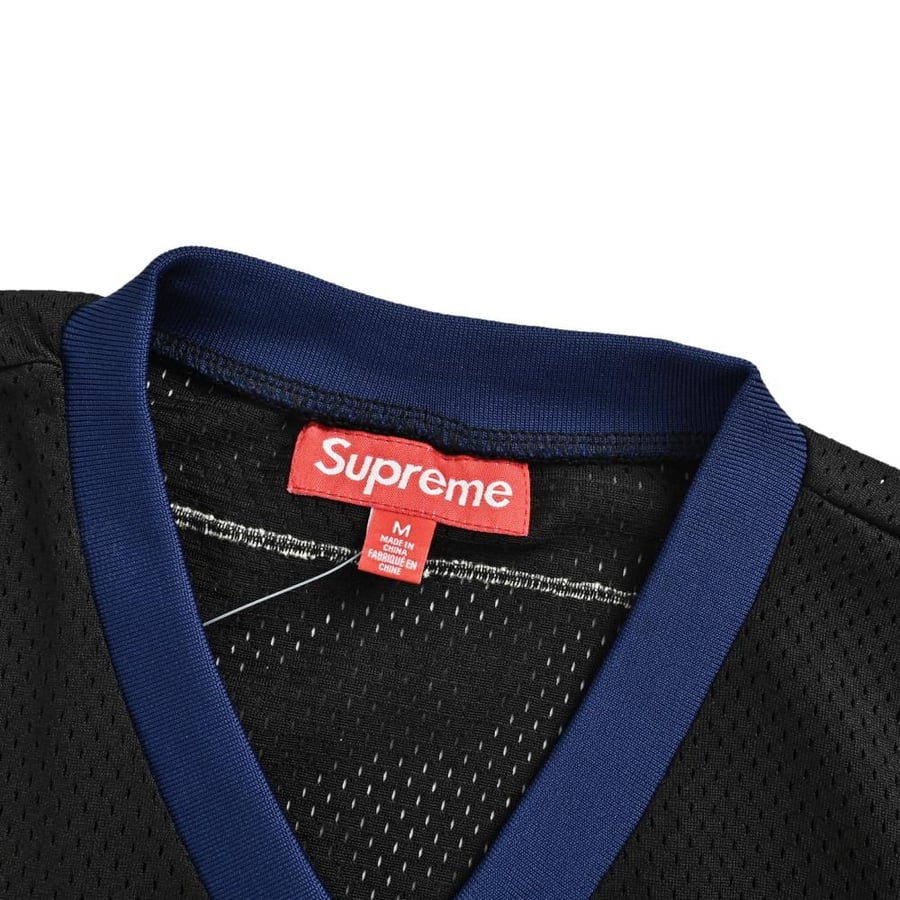 Supreme x DJ Screw Football Jersey Black SS26