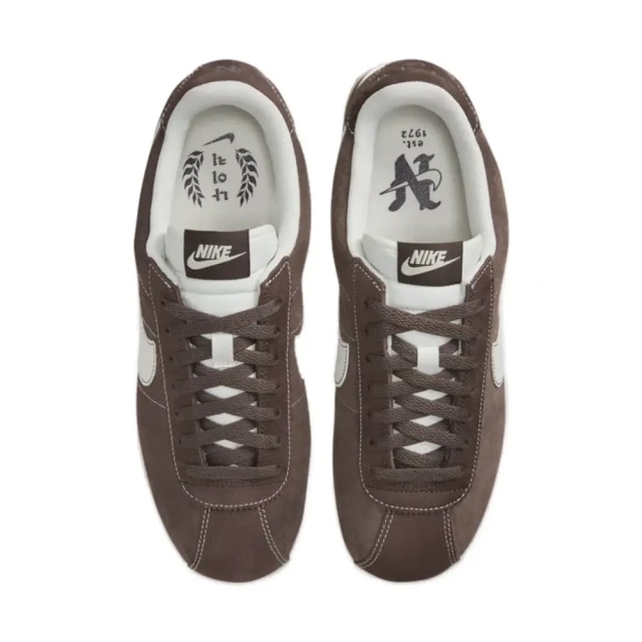 Nike Cortez TXT "Black / Sail / Safety Orange"