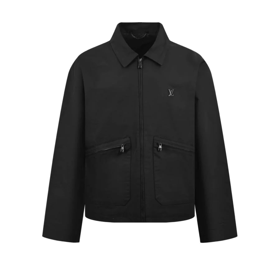 Louis Vuitton Cotton Ripstop Staff Jacket Black