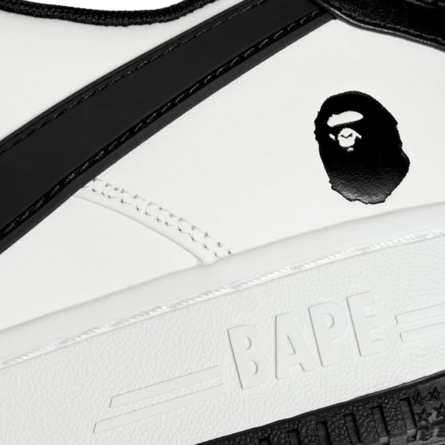 A Bathing Ape BAPE STA OS #2 M2 White / Black