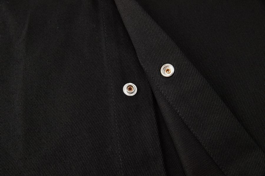 Stone Island Cotton Denim Overshirt Black