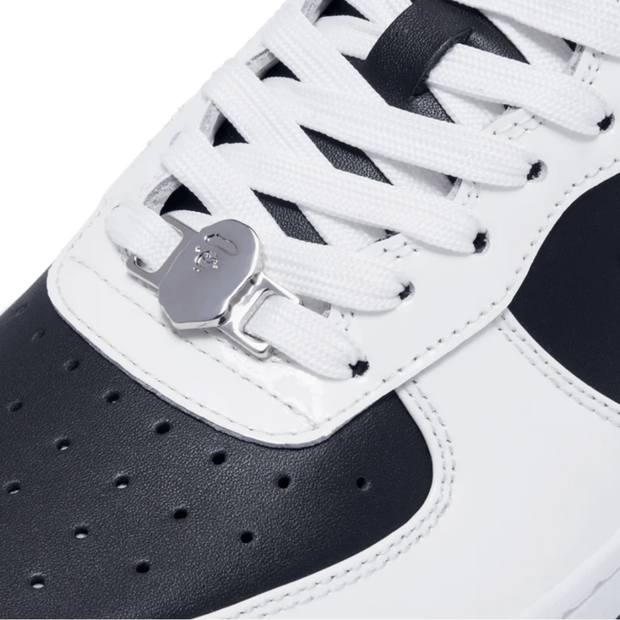 A Bathing Ape BAPE STA Low Black / White