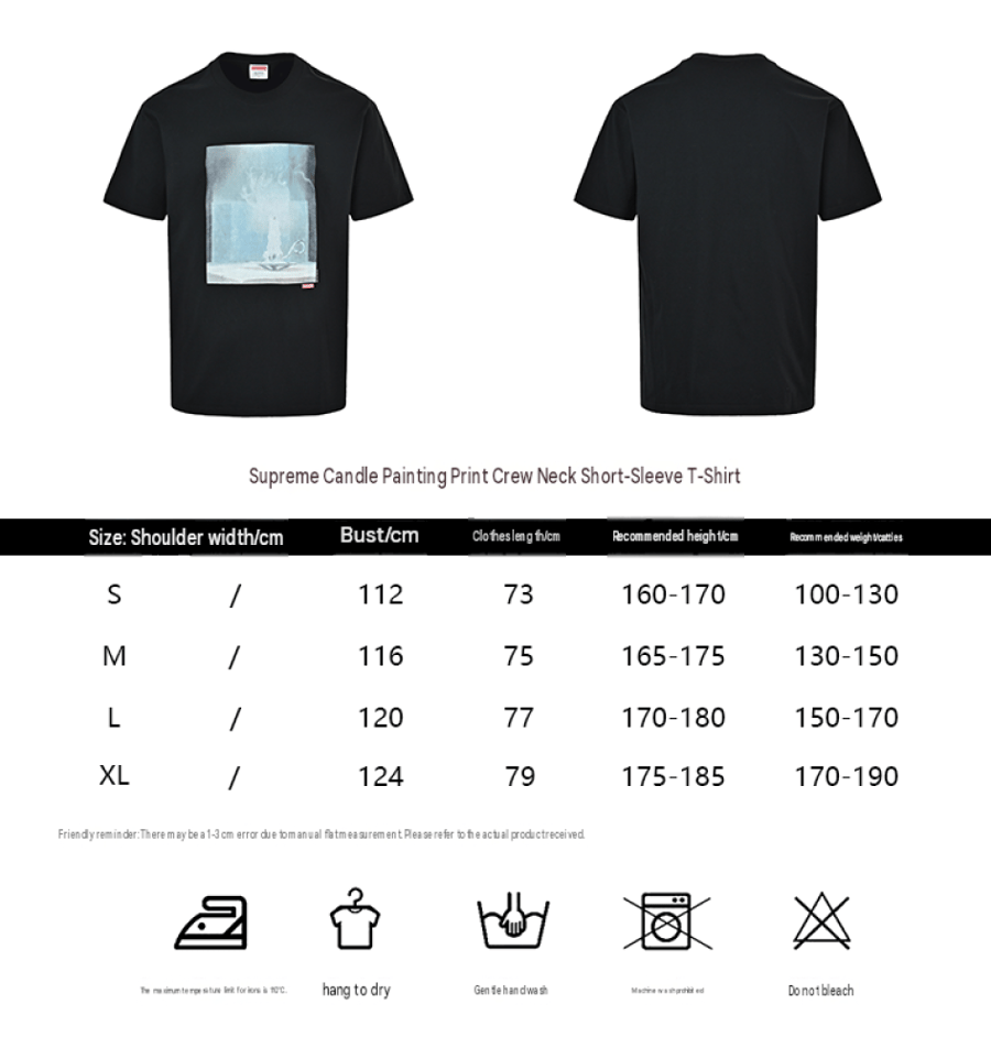Supreme x Dan Colen Artwork Tee Black SS21
