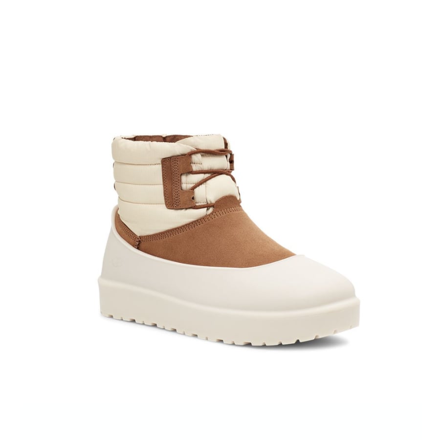 UGG Classic Mini Lace-Up Weather Boot Chestnut/Whitecap