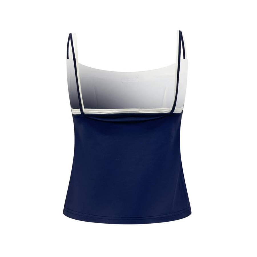 Miu Miu Stretch Jersey Top Navy